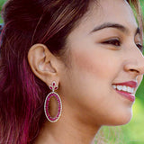 Capri Ruby Earring