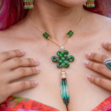 Jade Chinese Knot Necklace
