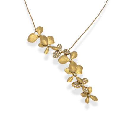 Orchid Neck Adorning Necklace