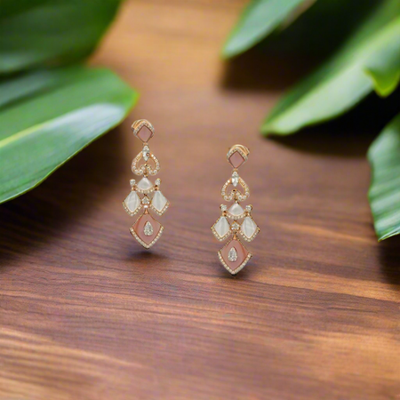 Oriental Palace Mother of Pearl Drop Earring