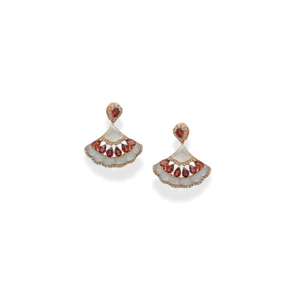 Oriental Garden Baby Fan Earring