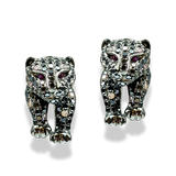 Black Leopard earring