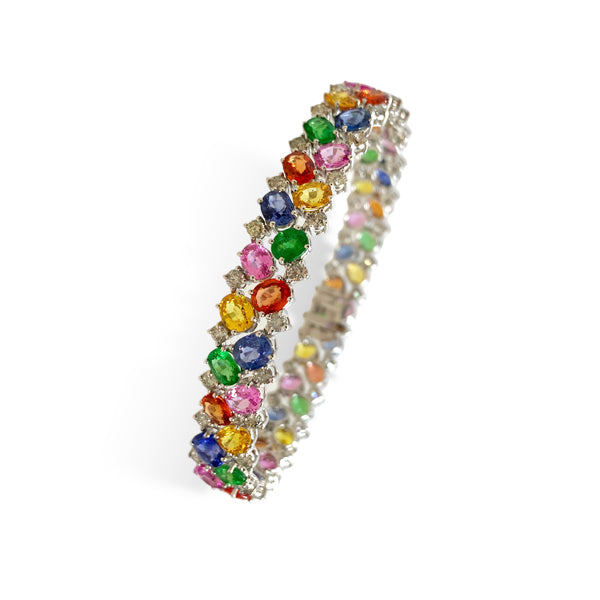 Mix Color Sapphire Bracelet