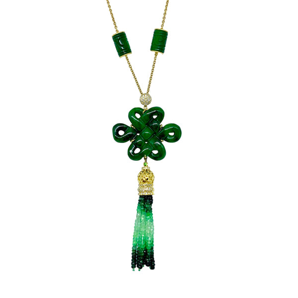 Jade Knot Necklace