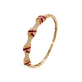 Ruby Cross Bangle