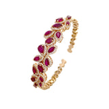 Ruby Petal Bangle