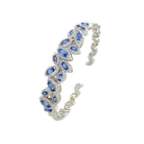 Sapphire Leaves Bangle