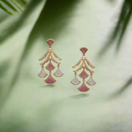 Ming Garden Mother of Pearl Earring