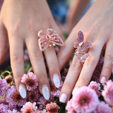 French Butterfly Ring