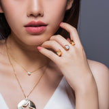 Two Finger Stud Ring