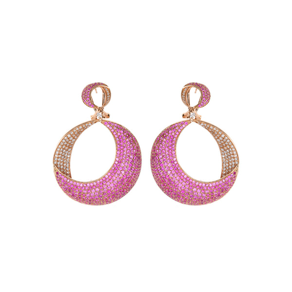Crescent Bali Hoops