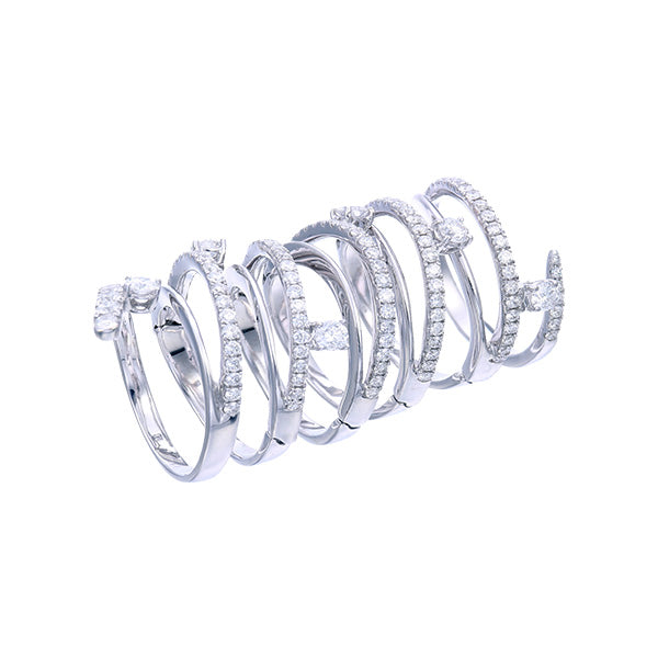 Diamond Springy Long Ring