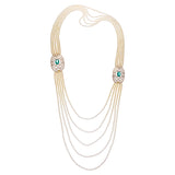 Emerald Akoya Pearl Strand Necklace