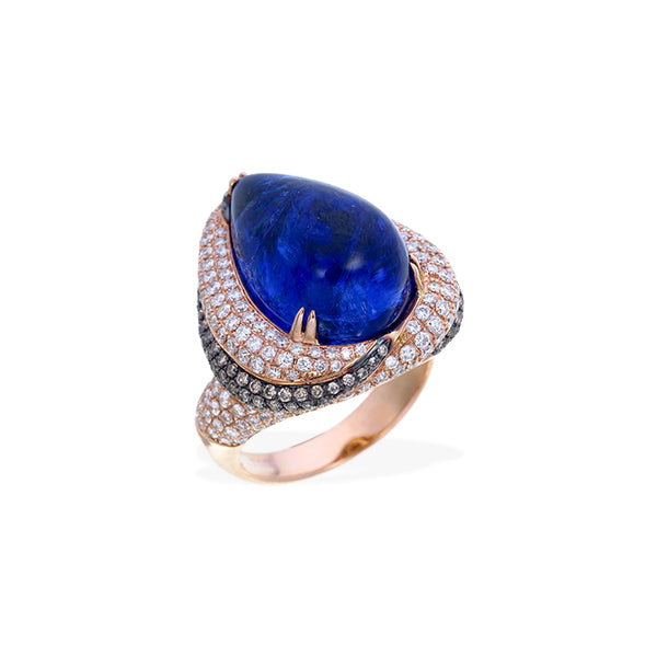 Frosty Blue Ring