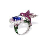 Hummingbird Tanzanite Ring