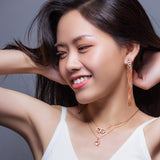 Twin Hearts Necklace