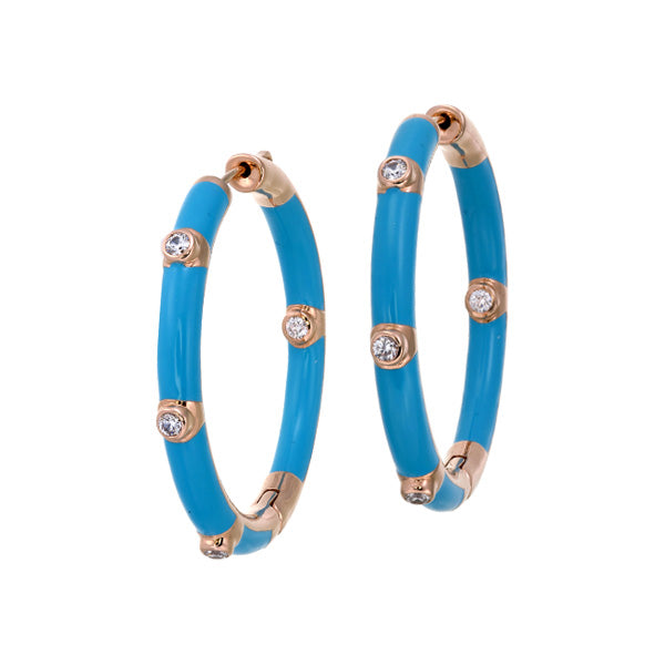 Mega Enamel Hoops