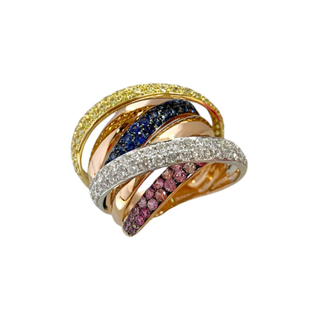 Pops of Colour Band Ring