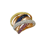 Pops of Colour Band Ring