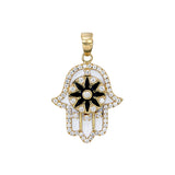 Nero Rumi Hamza Hand Necklace