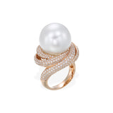 Orbit Pearl Ring
