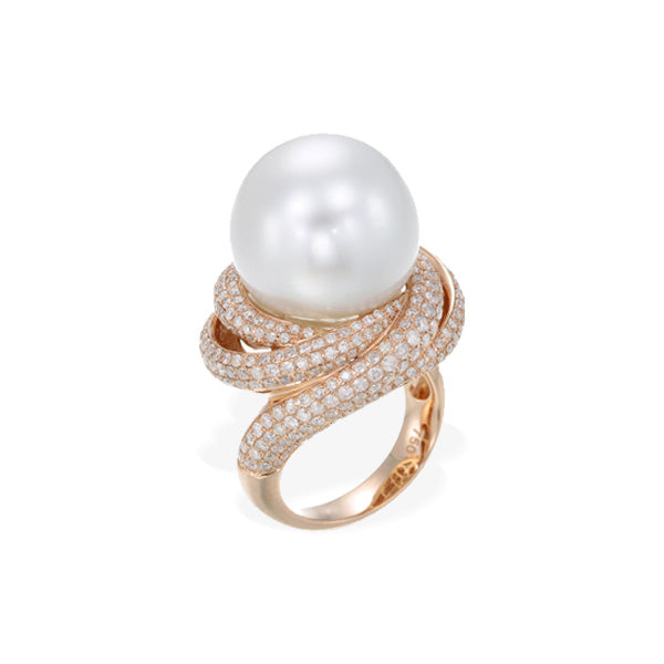 Orbit Pearl Ring