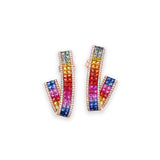 Rainbow Stroke Earring