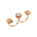 Two Finger Stud Ring