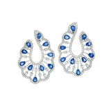 Blue Lace Earring